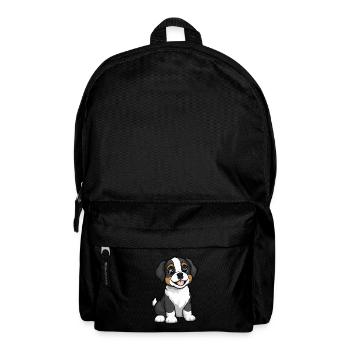 Saint Bernard Hund Niedlich - Rucksack - Schwarz - Vorne