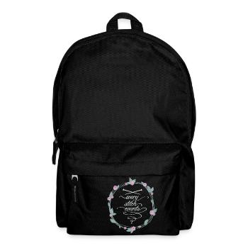 every stitch counts dark - Rucksack - Schwarz - Vorne
