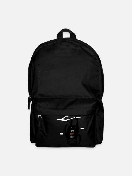 Sleep Eat Sleep Repeat Sloth - Backpack - black