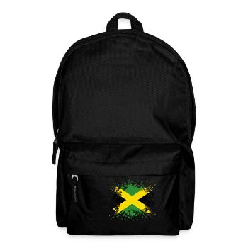 home country roots roots love Jamaica png - Backpack - black - Front