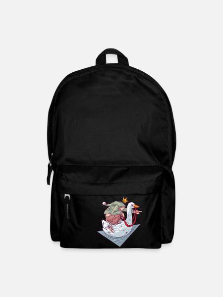 Brothers Grimm The golden goose fairy tale - Backpack - black