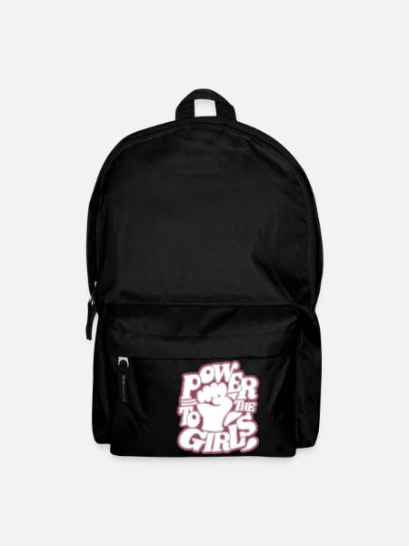 Frauenpower Mädchen Power Feminismus Spruch - Rucksack - Schwarz