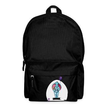 Elie l'éléphant - Sac à dos - noir - Devant
