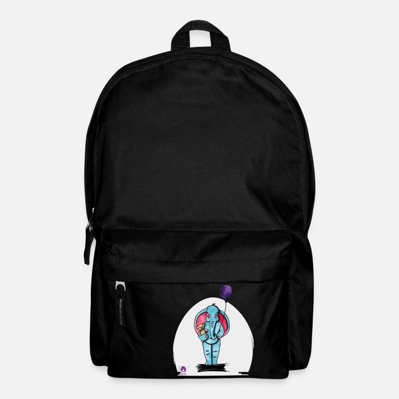 Elijah der Elefant - Rucksack - Schwarz