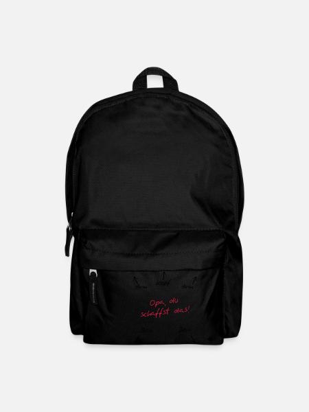 Opa du schaffst das - Rucksack - Schwarz