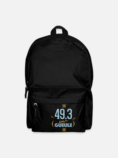 49.3 In deinem Mund - Rucksack - Schwarz