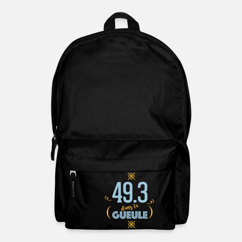 49.3 In deinem Mund - Rucksack - Schwarz
