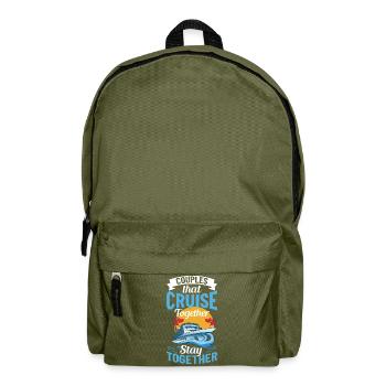 Kreuzfahrtschiff Reise Kreuzfahrt Kreuzfahrtreise - Rucksack - Olivgrün - Vorne