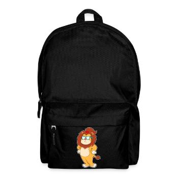 Löwe Sonnenbrille - Rucksack - Schwarz - Vorne