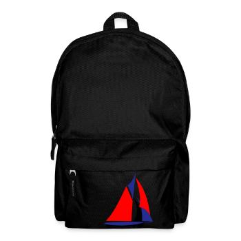 Französisches Segelboot - Rucksack - Schwarz - Vorne