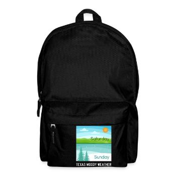 Texas Moody Weather Design for Proud Texans - Backpack - black - Front