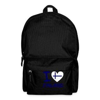 I love Finland - Backpack - black - Front