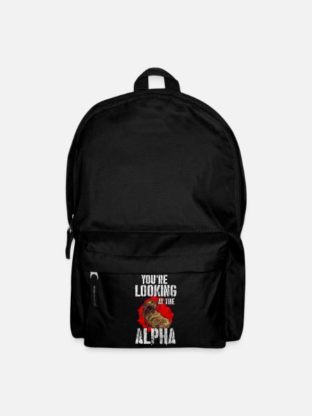 Dinosaurier Fossil Kindheit - Rucksack - Schwarz
