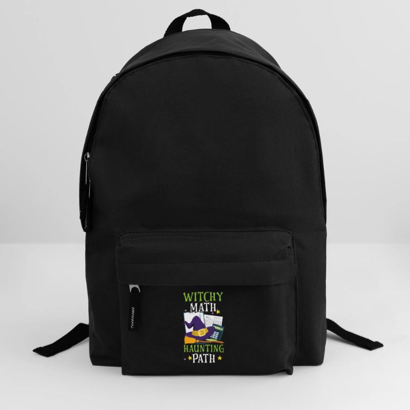 Witch Math Haunted Path Comptable Halloween Sac à dos