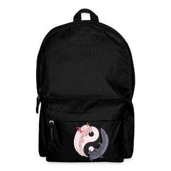 Conception d’axolotl yin yang pour les amateurs d’axolotl - Sac à dos - noir - Devant
