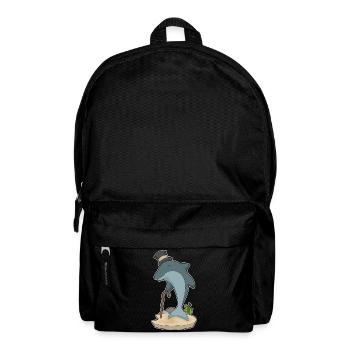 Chapeau haut-de-forme Gentleman Dauphin - Sac à dos - noir - Devant
