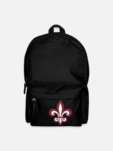 Kühnes französisches Lilien-Emblem - Rucksack - Schwarz