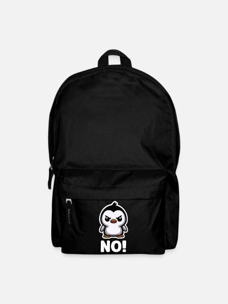 Lustiger Pinguin Niedlicher Pinguin Pinguin Geschenk - Rucksack - Schwarz
