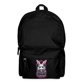e-Girl Goth Kemonomimi Anime Bunnies Esthétique - Sac à dos - noir - Devant