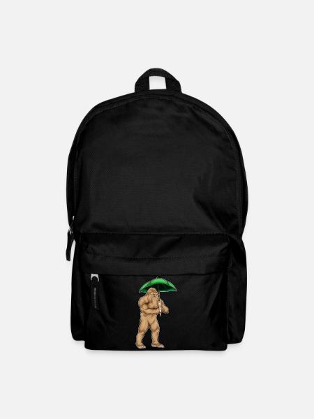 Parapluie d’Halloween Bigfoot - Sac à dos - noir