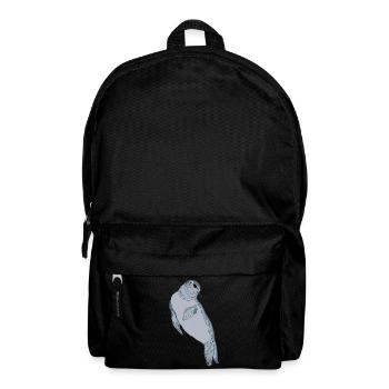 Robbe Seehund - Rucksack - Schwarz - Vorne