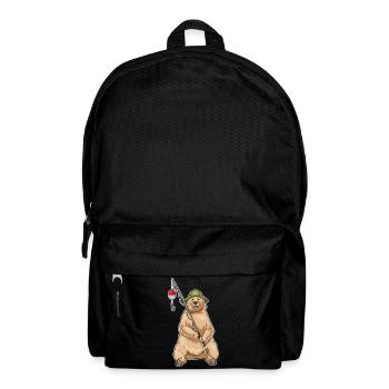 Canne à pêche Bear Angler Canne à pêche - Sac à dos - noir - Devant