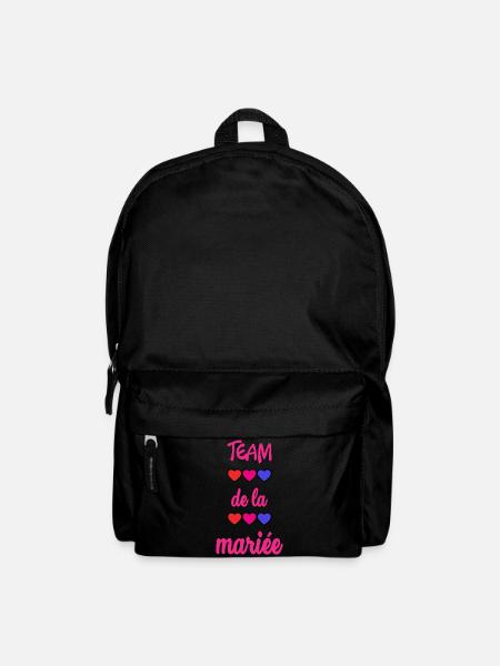 EVJF. MARIEE. TEAM. TEAM MARIEE. FUTURE MARIEE - Sac à dos - noir