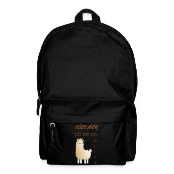 Küss mich, ich bin ein Prinz! - Rucksack - Schwarz - Vorne