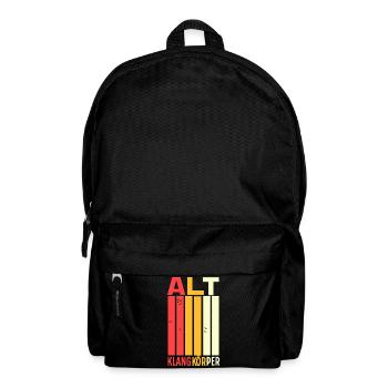 Chor: Alt Klangkörper für Musiker - Rucksack - Schwarz - Vorne