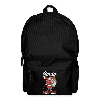 Santa Claus Christmas Time Naughty Christmas - Backpack - black - Front