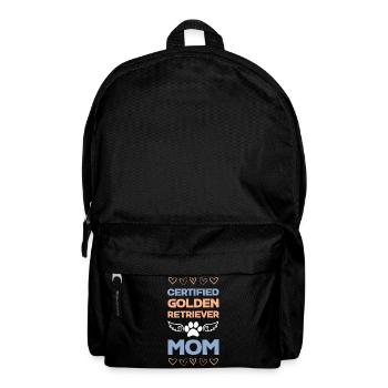 Zertifizierte Golden Retriever Mama - Rucksack - Schwarz - Vorne