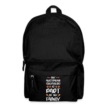 Australian Shepherd Family Love - Backpack - black - Front
