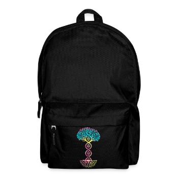Structural formula molecule - Backpack - black - Front