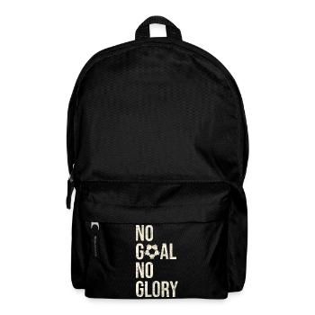 Kein Tor Kein Ruhm Motivationsspieler-Geschenk für Fußballspieler - Rucksack - Schwarz - Vorne