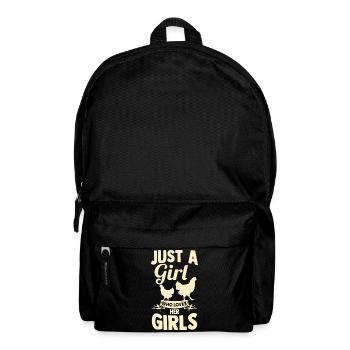 Élevage de coqs, volaille, poulet - Sac à dos - noir - Devant
