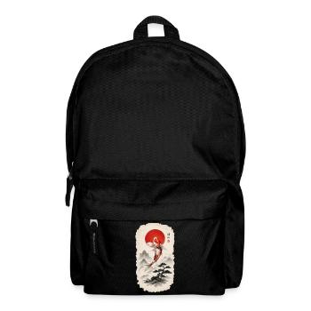 Koi im Japan-Stil  Zen & Harmonie - Rucksack - Schwarz - Vorne