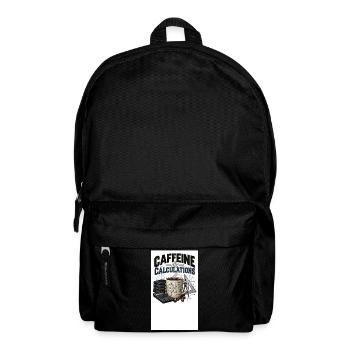 Koffein & Berechnungen Kaffeeingenieurwesen Mathematik Sc - Rucksack - Schwarz - Vorne