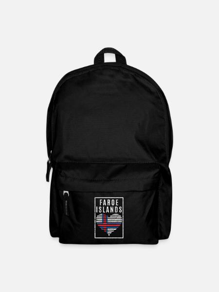 Färöer Inseln - Rucksack - Schwarz