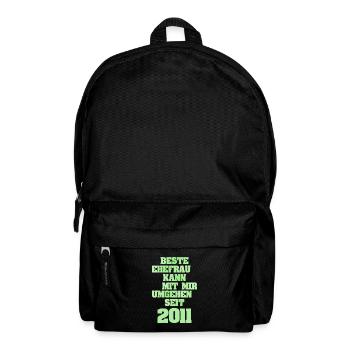 Jahr 2011 - Rucksack - Schwarz - Vorne
