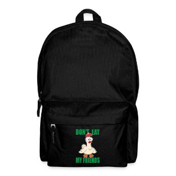 Vegan Tshirt for Vegans Sayings Vegetarians - Backpack - black - Front