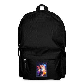 Süßes Kätzchen - Rucksack - Schwarz - Vorne