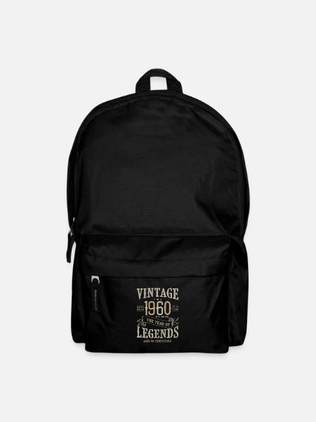 1960 Vintage Birthday Vintage 1960's - Backpack - black