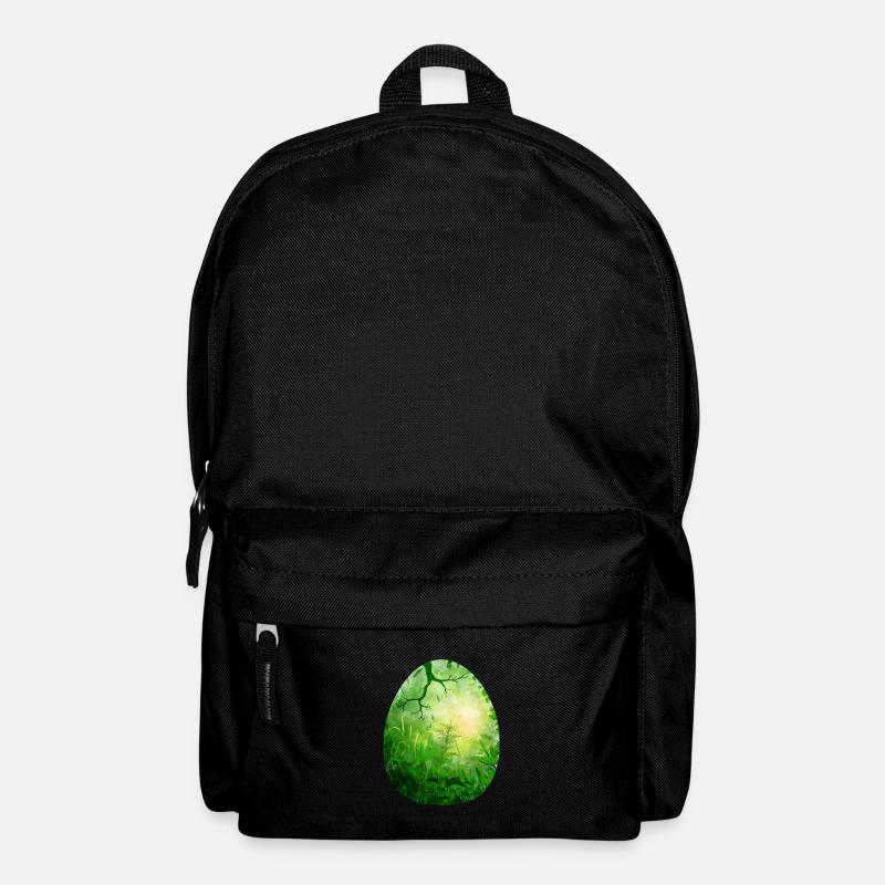 Dragon Egg Green - Backpack - black