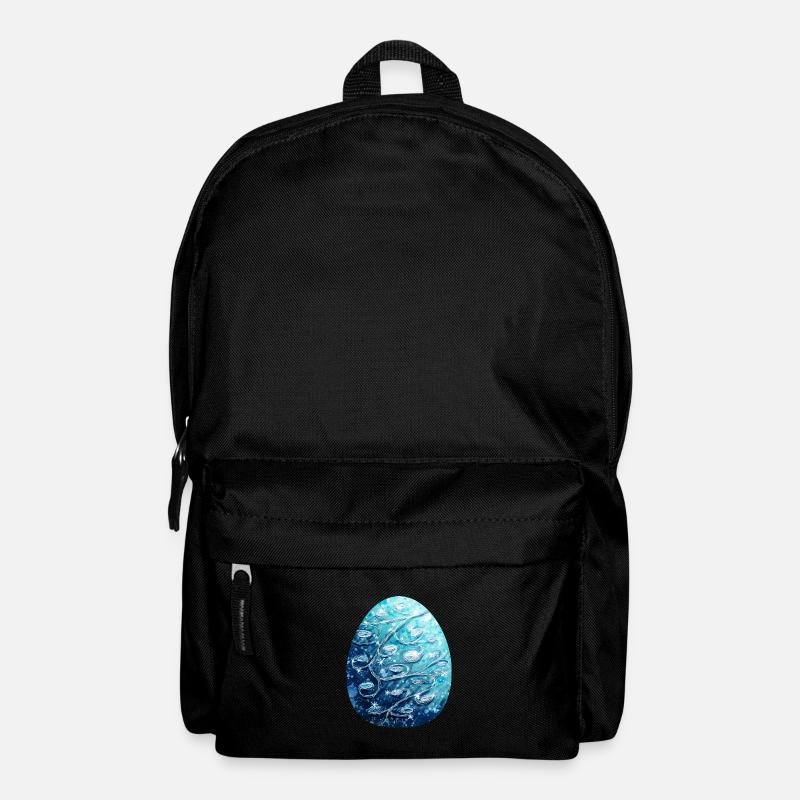 Dragon Egg Blue - Backpack - black