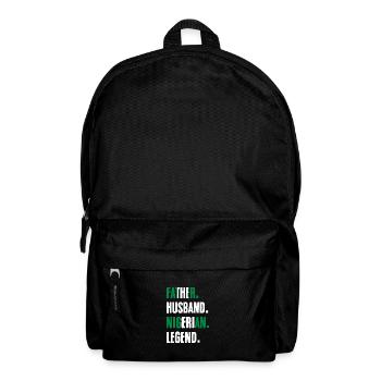 Super père mari légende nigériane pour - Sac à dos - noir - Devant