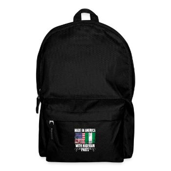 Made In America Funny Nigerian Parts For The - Backpack - black - Front