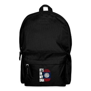 Cool Laotian Fingerprint It's In My DNA Laos Flag - Backpack - black - Front