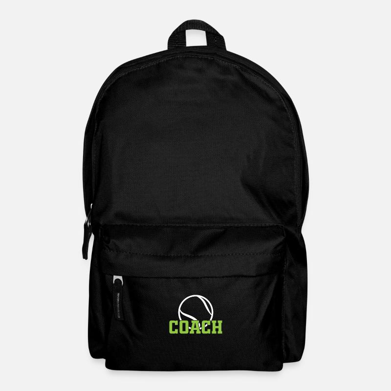 Tennis Trainer Lustige Geschenkidee Coach - Rucksack - Schwarz