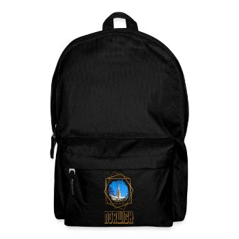 Norwich England UK City Skyline Love Gold - Backpack - black - Front