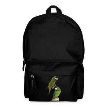 Der edle Ara - Rucksack - Schwarz - Vorne